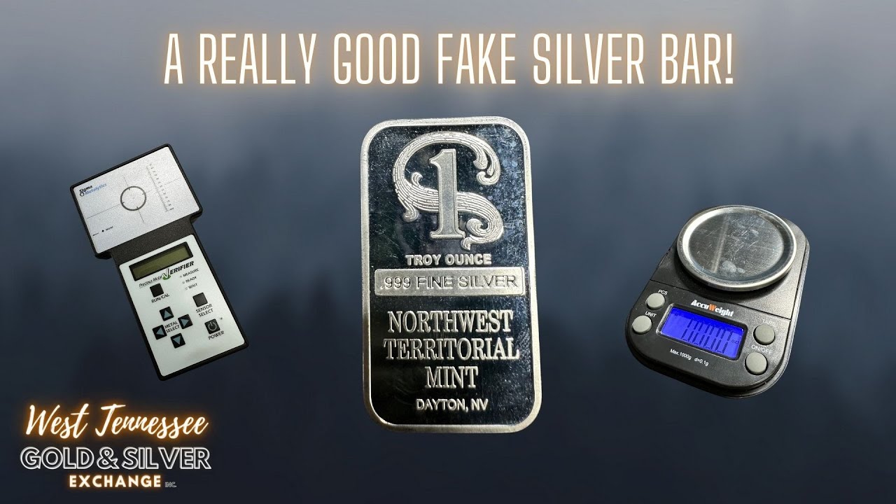 A Really Good Fake Silver Bar Comes Into The Store. Counterfeit Silver.
