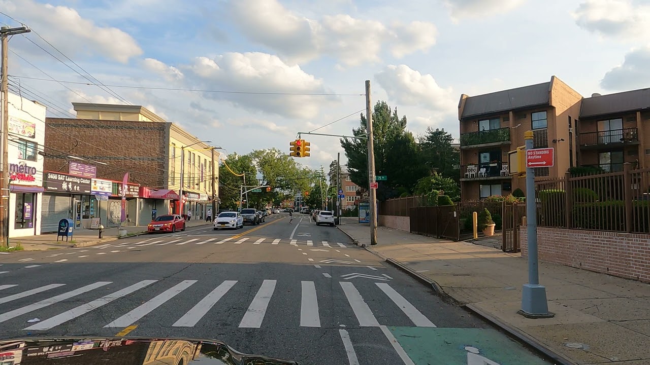 New York City Local View Kissena Blvd , Flushing Queens