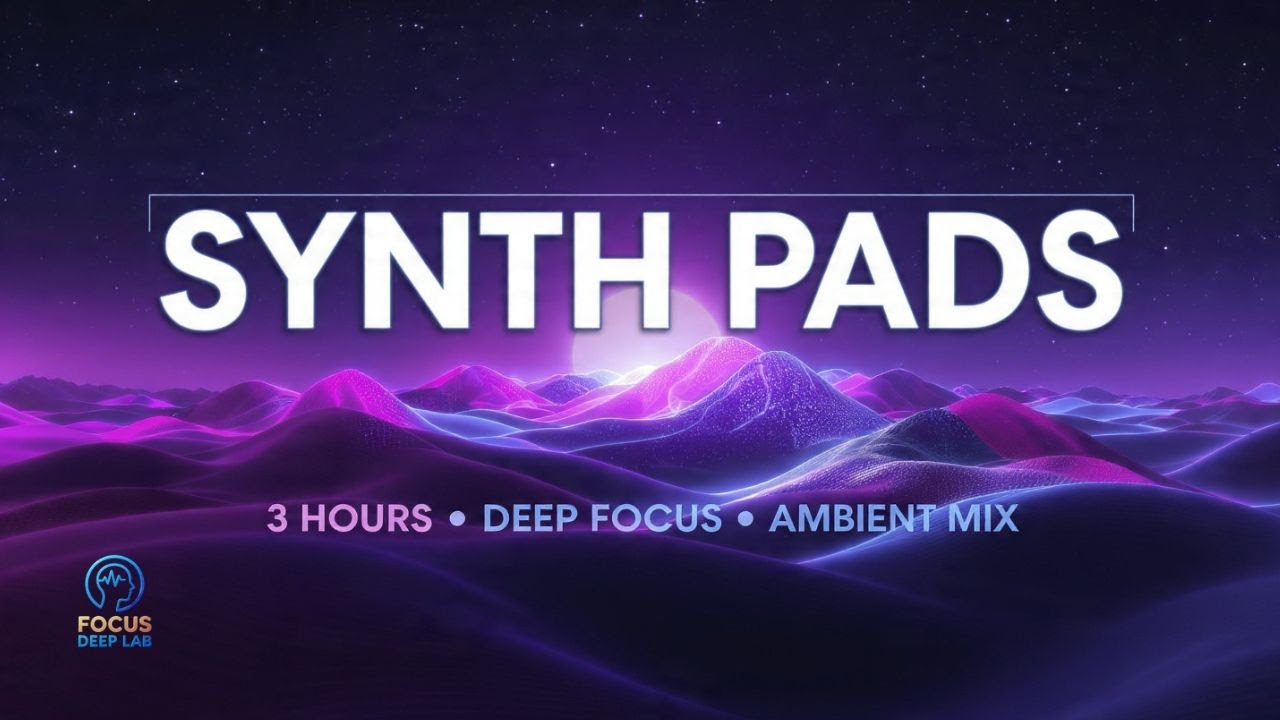 Synth Pads Deep Focus – 3 Hour Ambient Mix