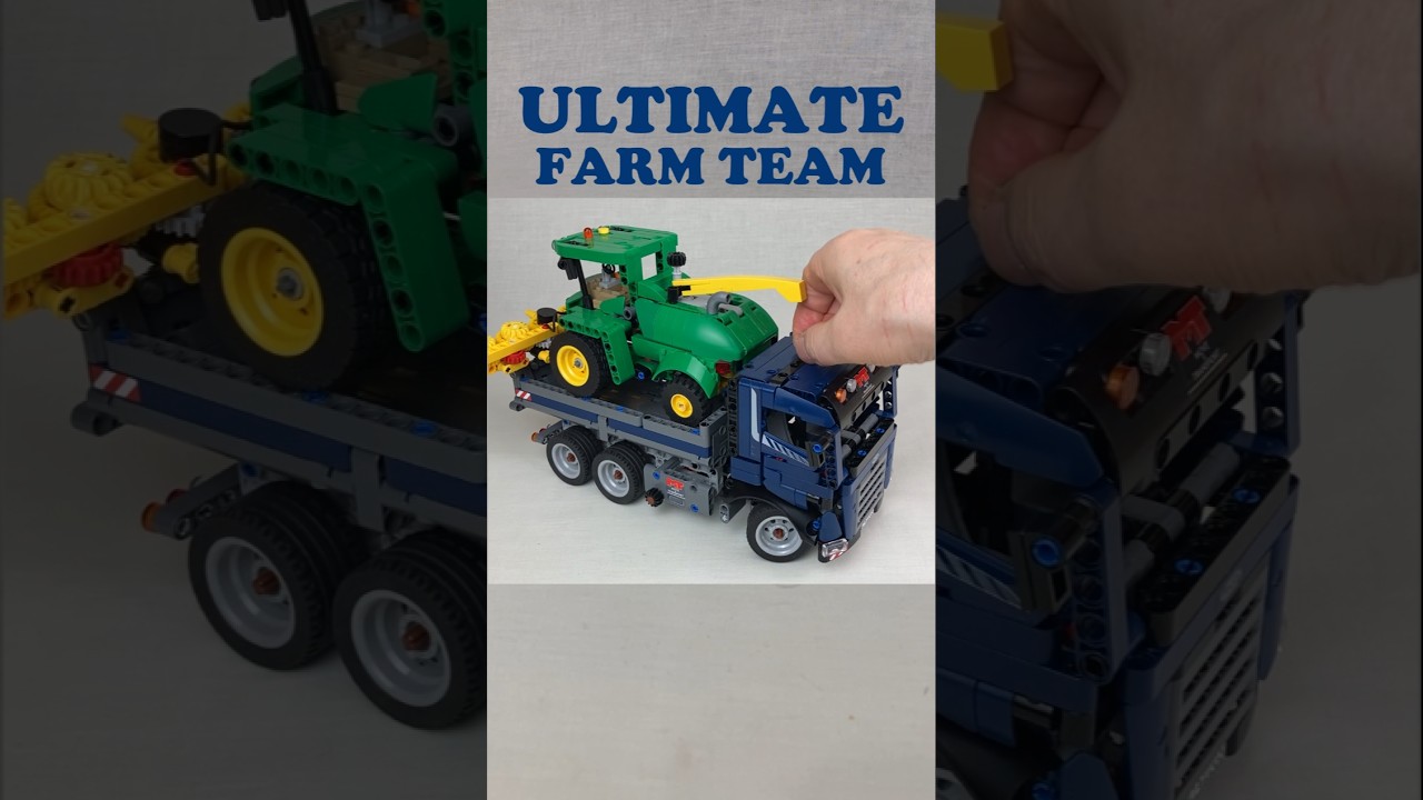 Идеальная пара найдена! LEGO Technic 42203 и 42168 🚜🚛