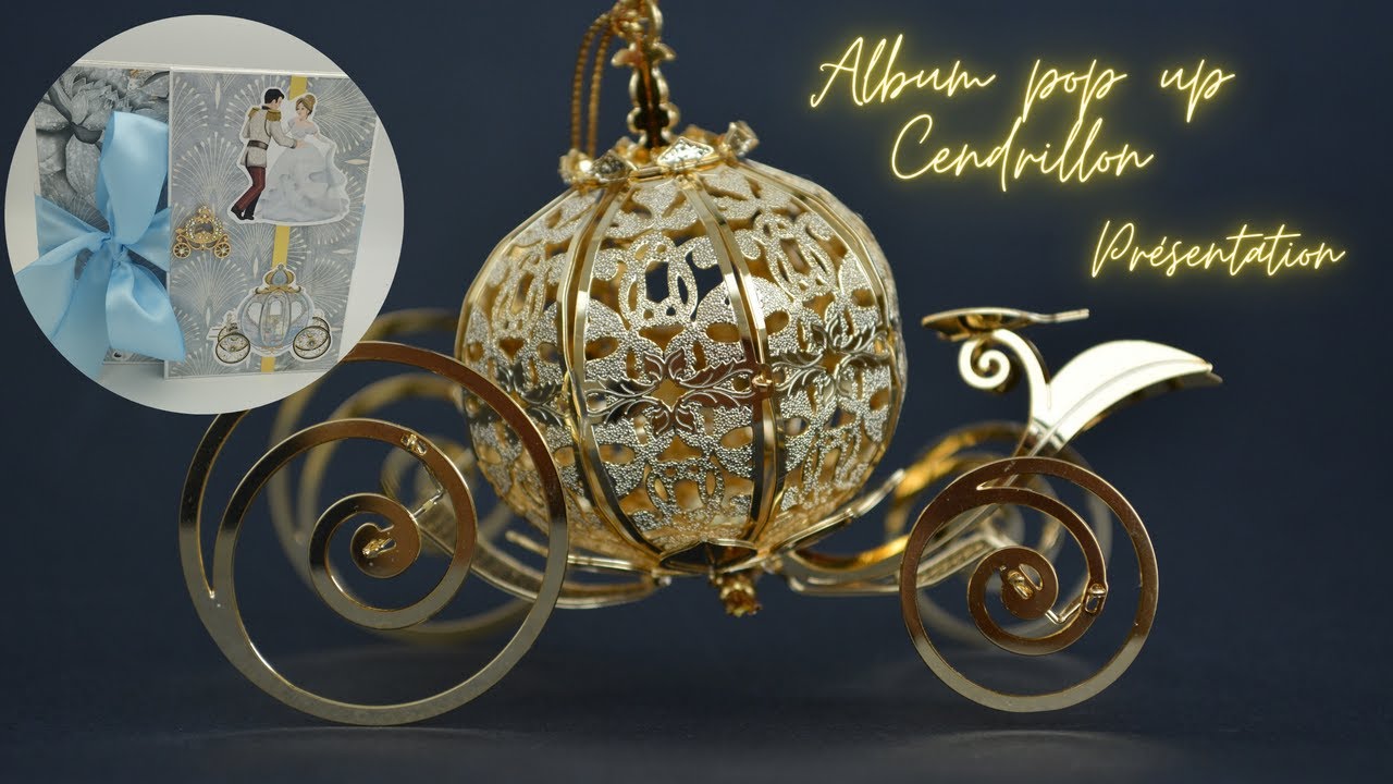 Album pop up Cendrillon : La présentation @scrapbooking #papersforyou #scrap