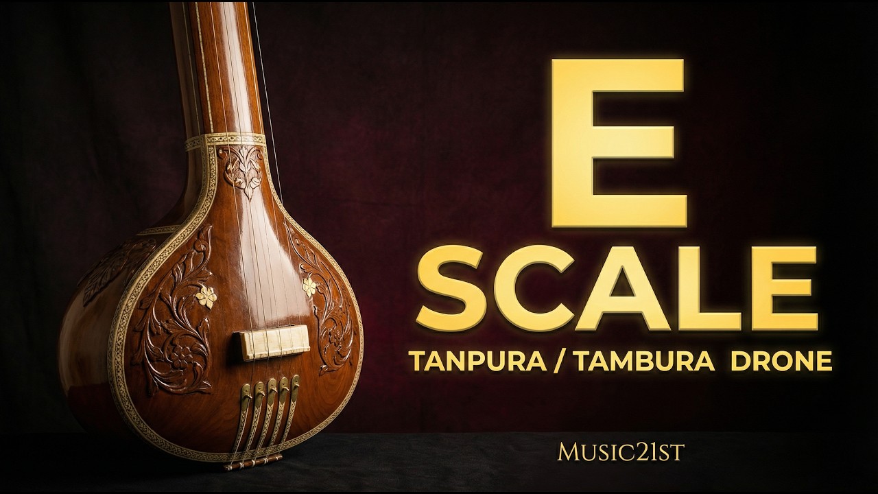 TANPURA-TAMPURA : Scale -E : High Quality Studio Sound ||  गायकी के रियाज़ के लिए अति उत्तम  :
