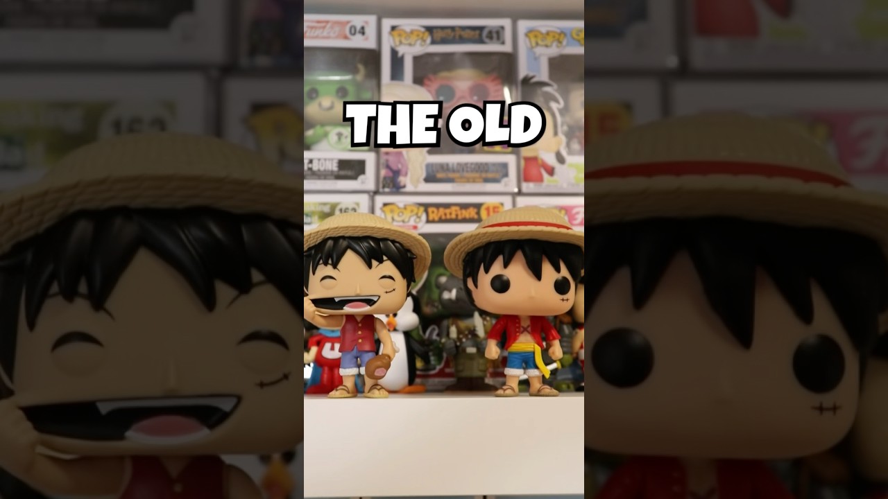 Новые против старых One Piece Monkey D Luffy Funko Pop! 
