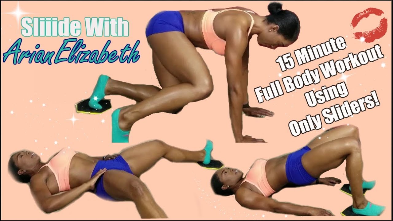 Quick Full Body Workout | 15 Minutes Using Only Sliders! | BEGINNER #3 | Sliiide With ArianElizabeth