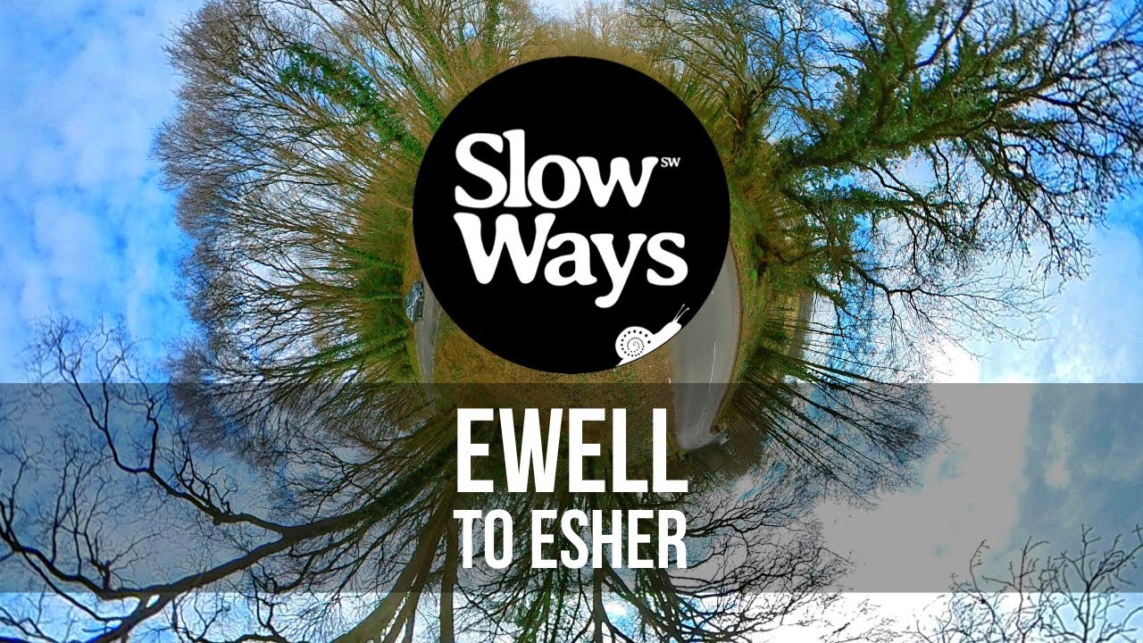 Walking from Ewell Village to Esher using Slow Ways route