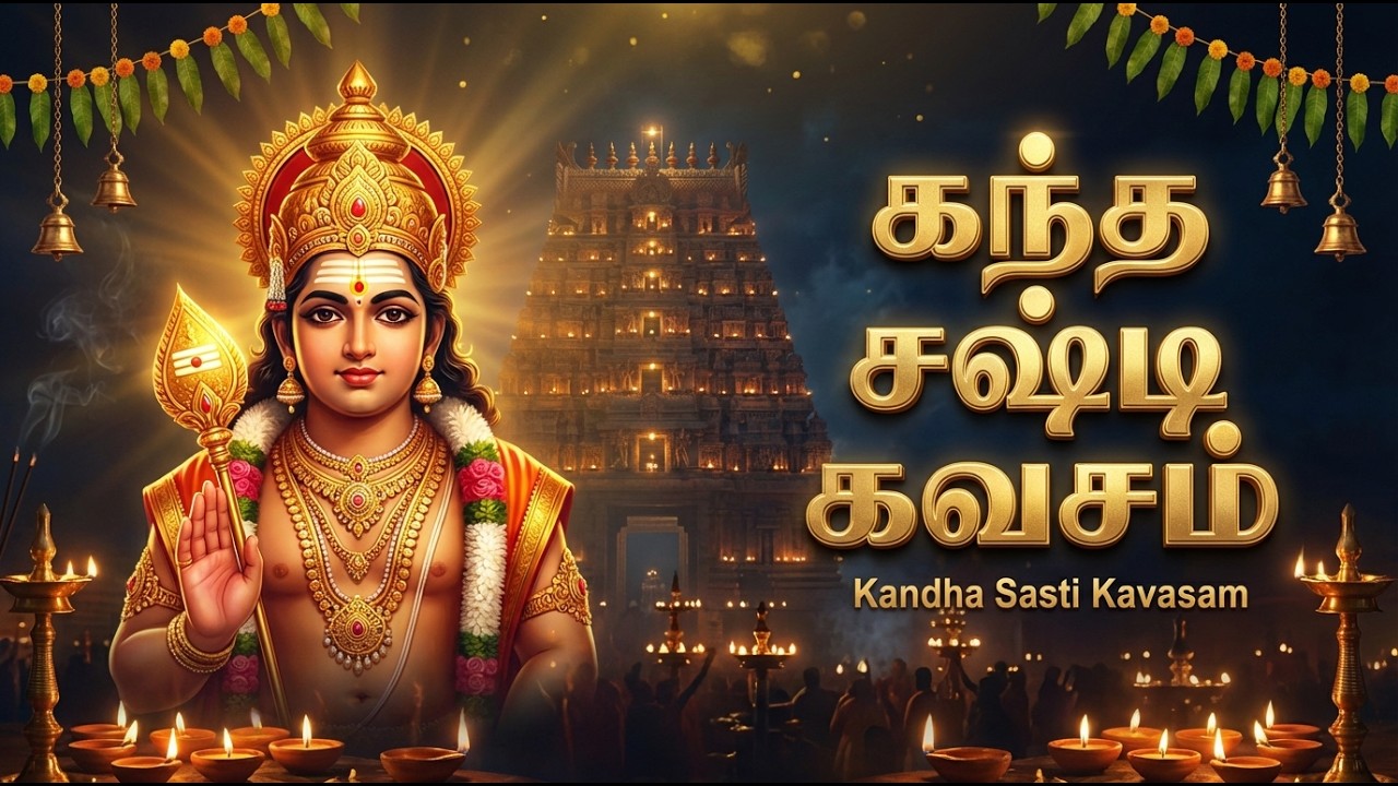 KANDA SASHTI KAVASAM With Tamil Lyrics🙏 | Murugan Tamil Devoitonal Songs | Murugan Bhakti Padalgal