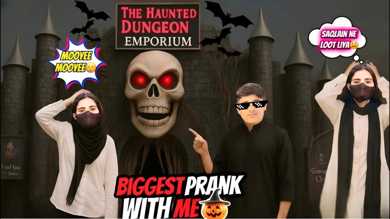 “Emporium Mall Challenge Gone Wrong 😱 | Halloween Vibes with The Lahori Trio 👻”