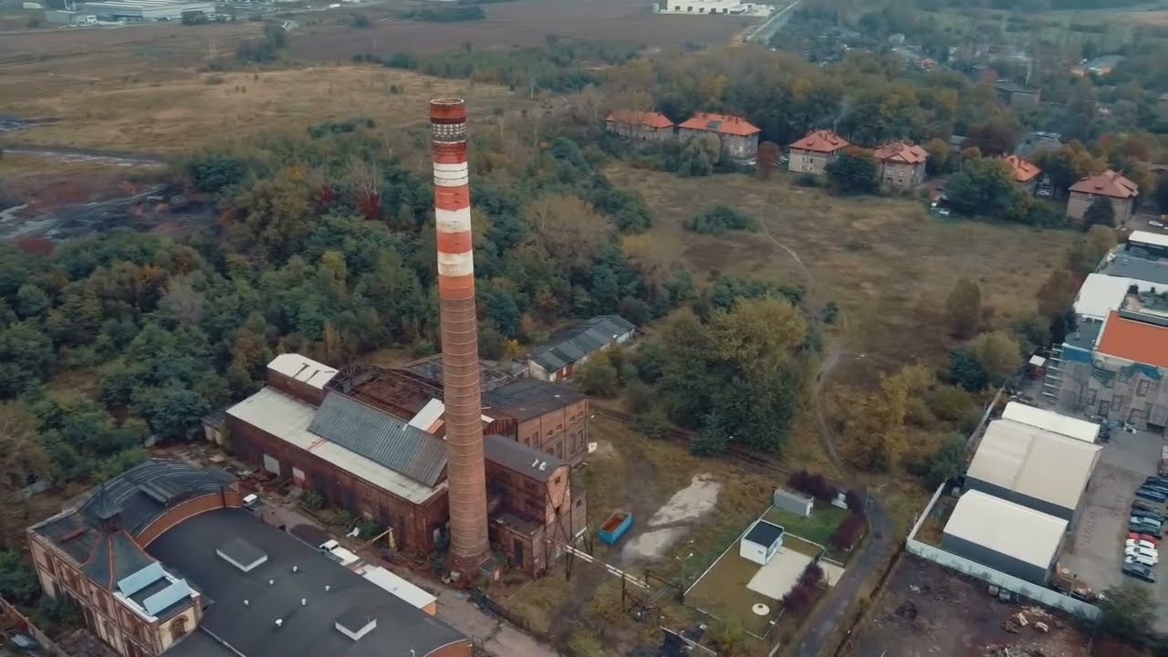 Zabrze z drona - Widok okolicy ul. Kopalniana