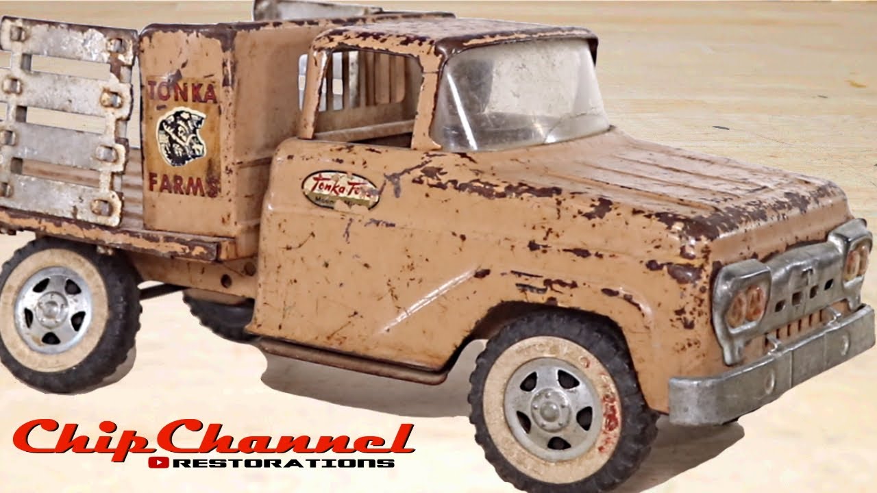 1959 Tonka Farm Stake Truck Restoration