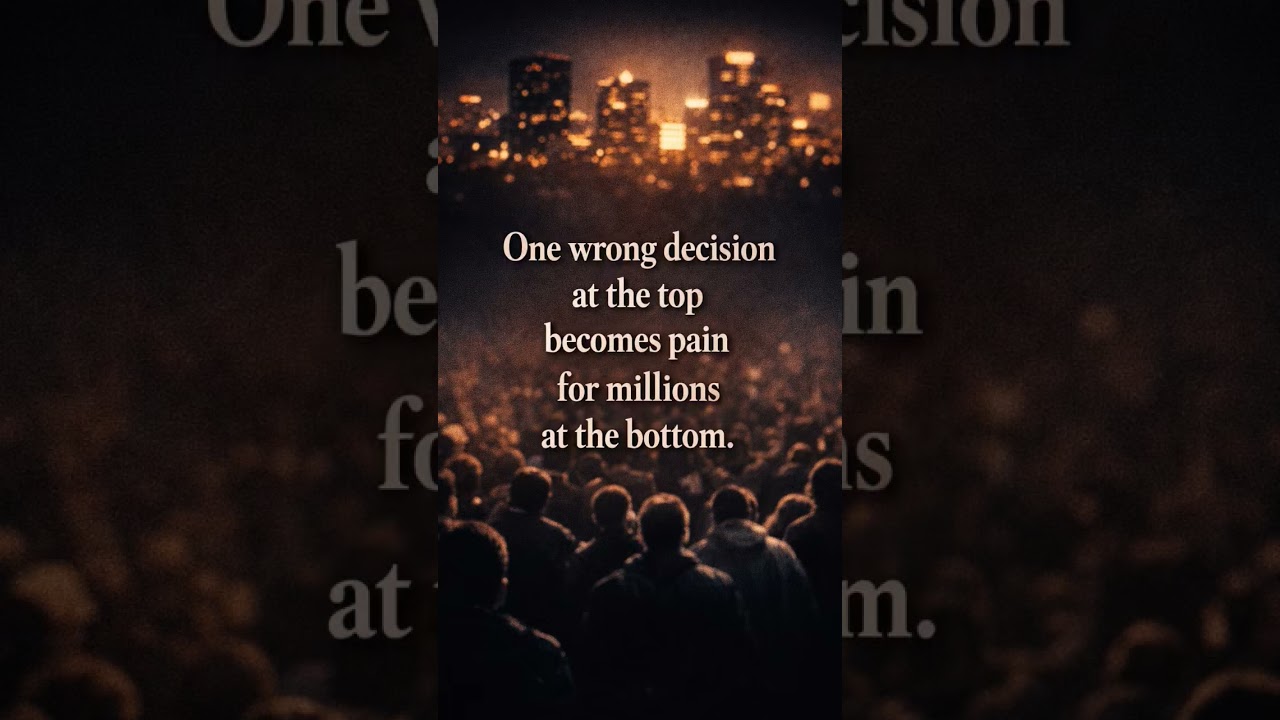 power comes with consequences #shorts #viral #reality #power #leadership