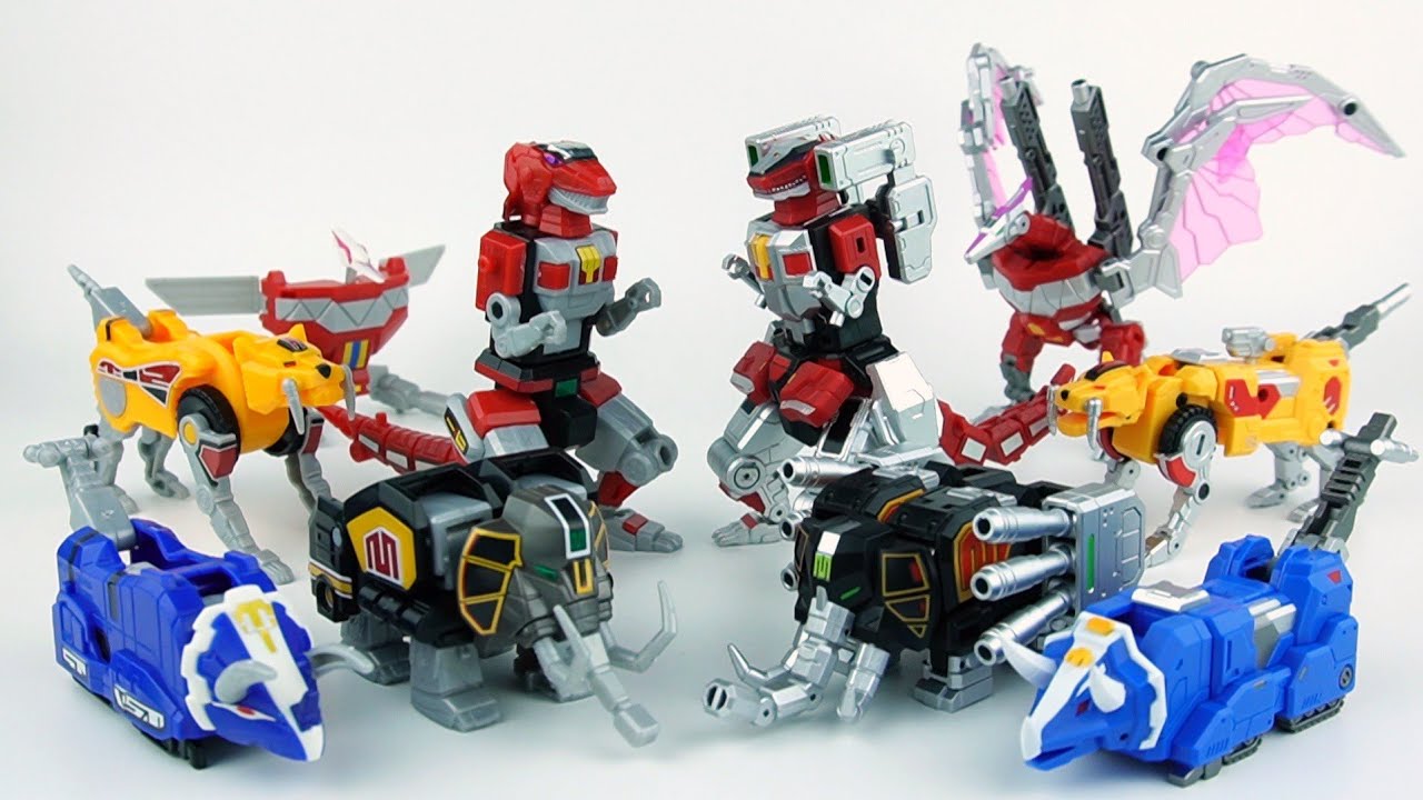 Lucky Cat vs. Super Minipla Daizyujin Megazord Beast Lord MC 03 Mighty Morphin Power Rangers