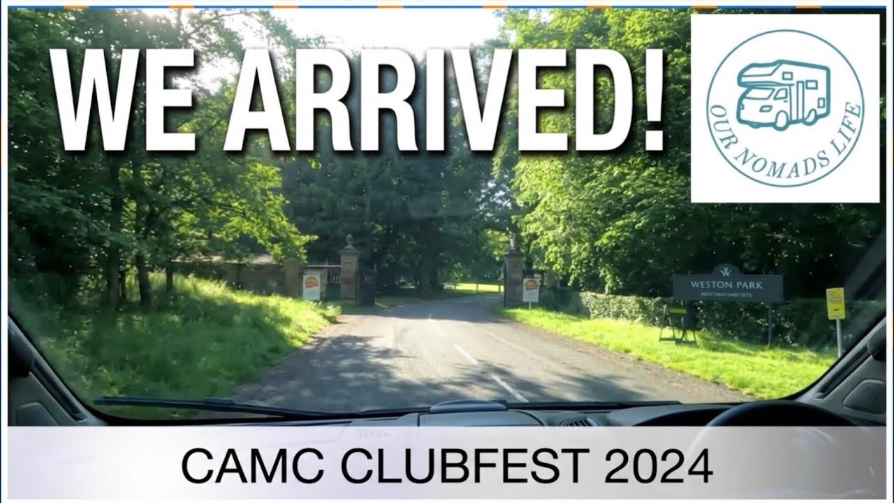 Arriving at CAMC ClubFest 2024 - Weston Park - Shropshire