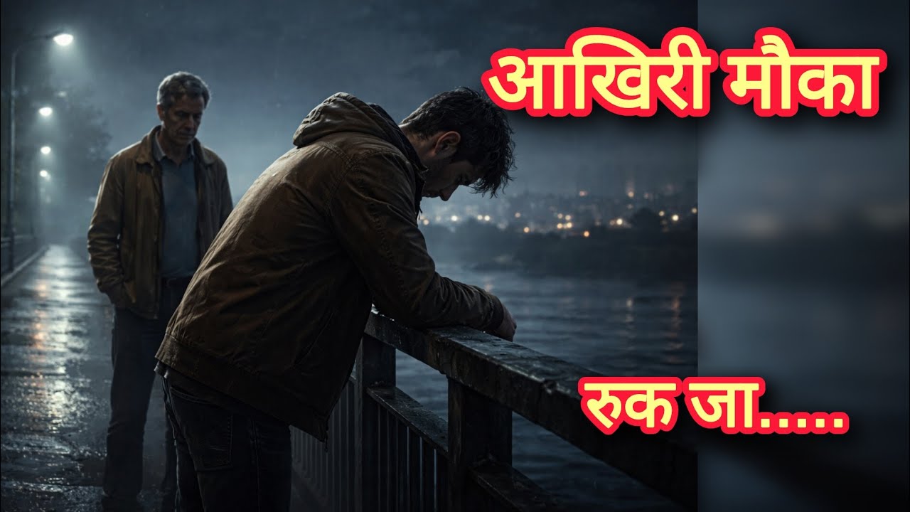 आख़िरी मौका |आत्महत्या के कगार पर खड़े इंसान की ज़िंदगी बदल देने वाली मुलाक़ात| अभी सब खत्म नहीं हुआ