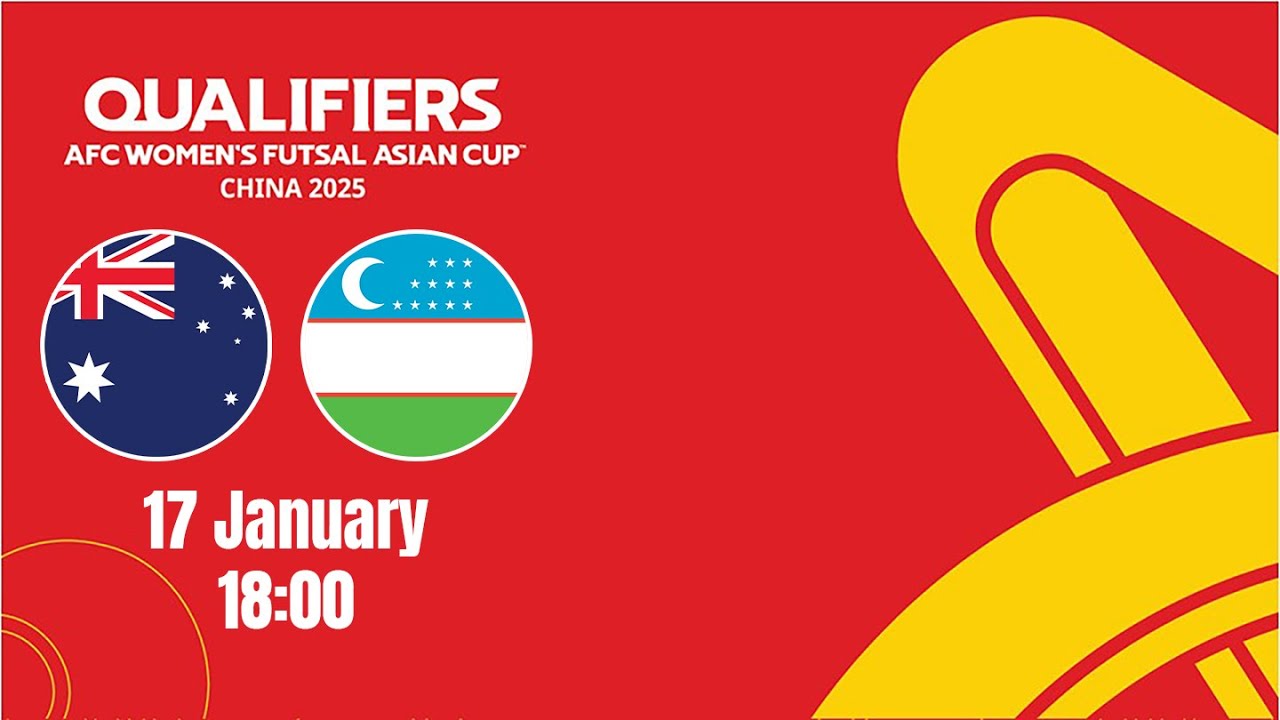 Australia vs Uzbekistan| AFC Women's Futsal Asian Cup - Qualifiers | MD4