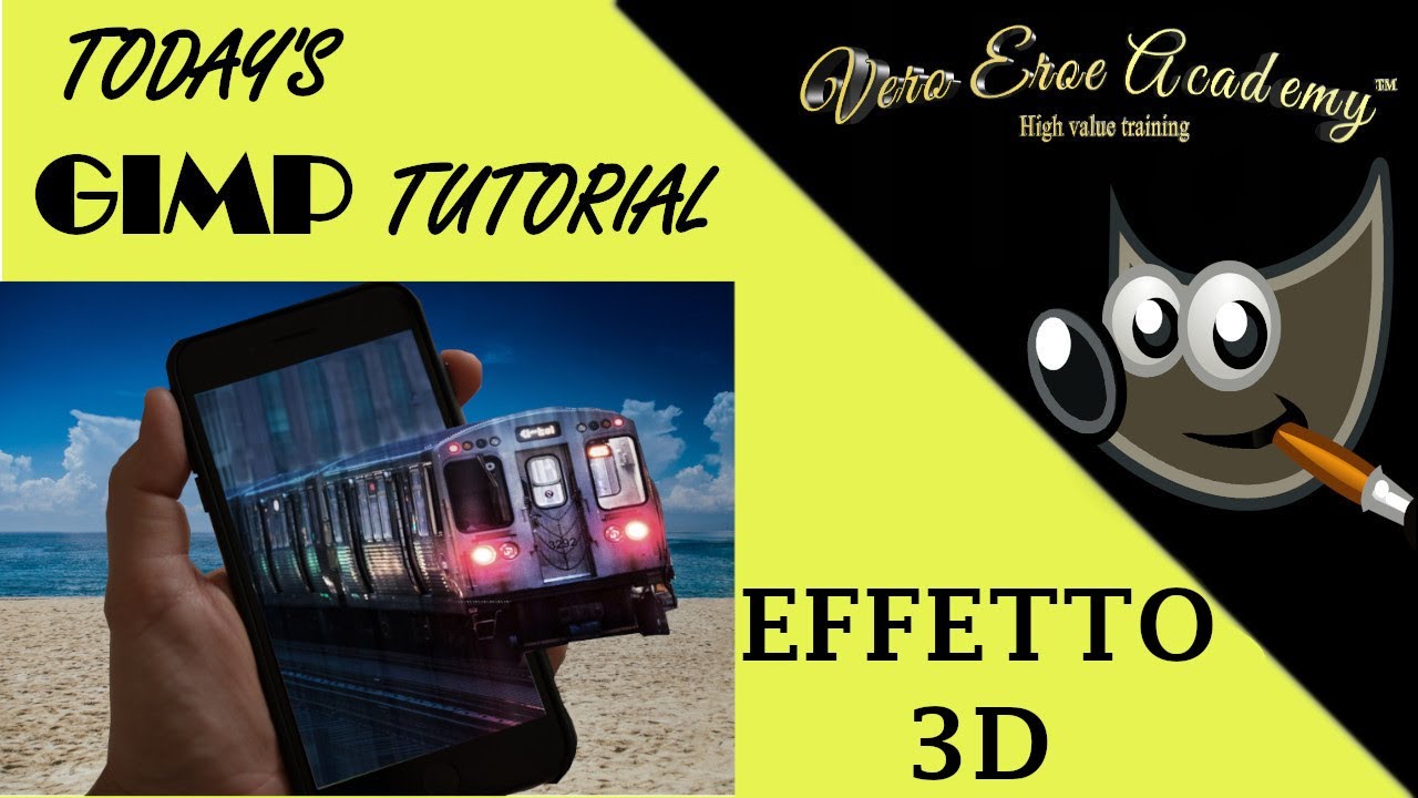 TUTORIAL GIMP - COME FARE UN EFFETTO 3D NELLE FOTO SUPERFACILEEEEE