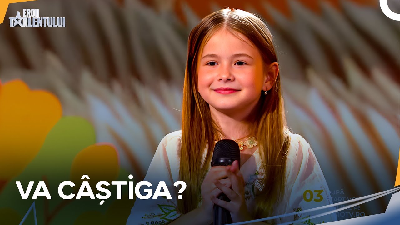 O Voce De Necrezut Pentru O Fetiță! | Romanii au Talent