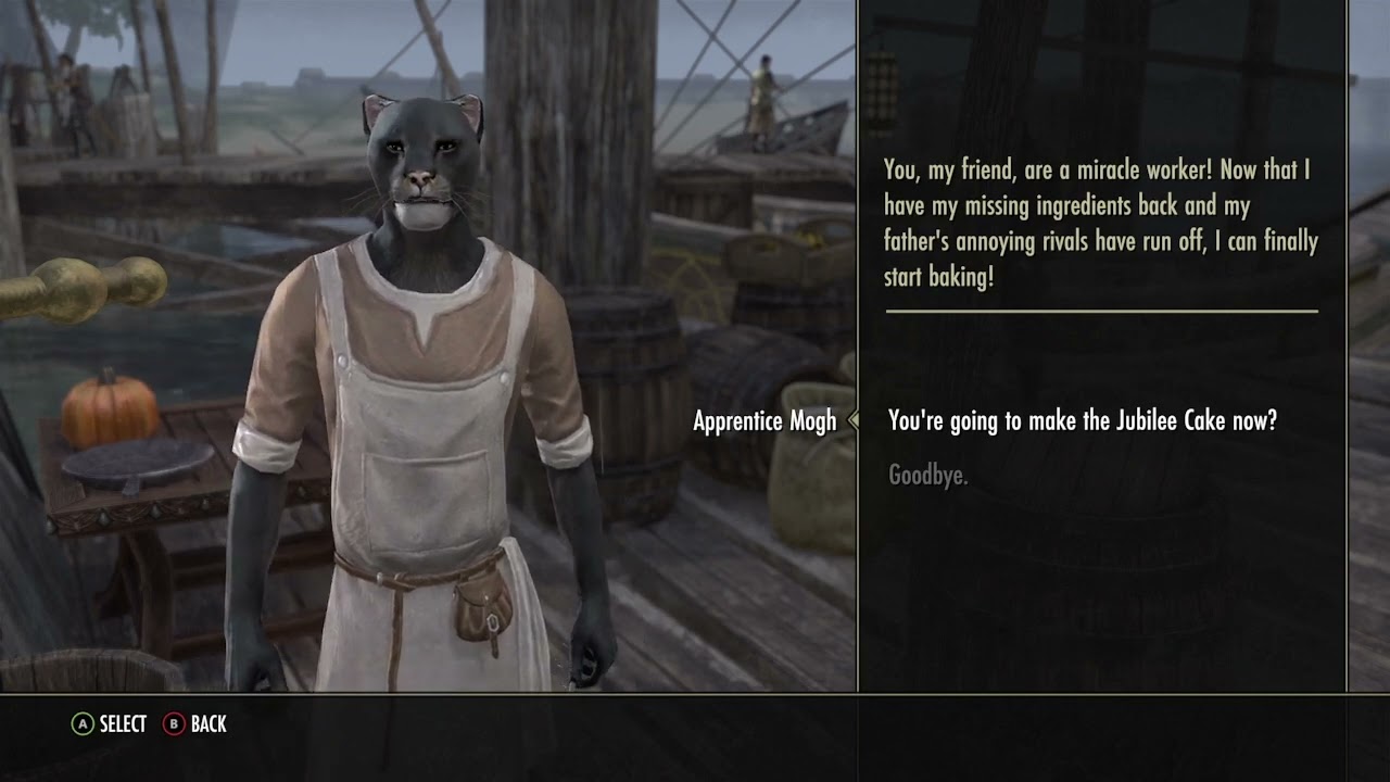 ESO 10th Anniversary For Cakes Sake quest