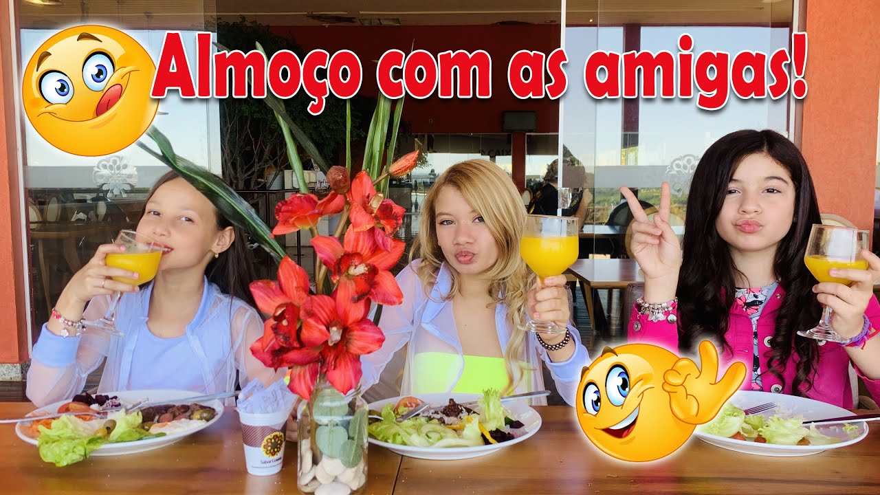 Amanda - Almo&ccedil;o com as amigas  no Sabor Goiano