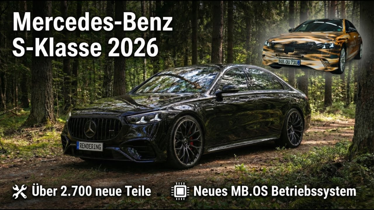 Weltpremiere: 2026 Mercedes-Benz S-Klasse (W223/MoPF) 