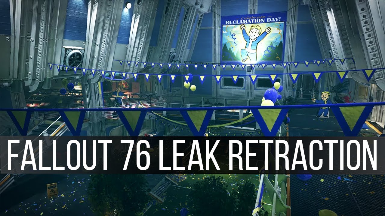 Fallout 76: Single-Player First and Co-op Optional? - Leak Retraction and Apology