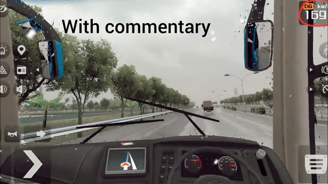 Flying a bus in Bus sim Indonesia l with commentary l BUSSID gameplay 