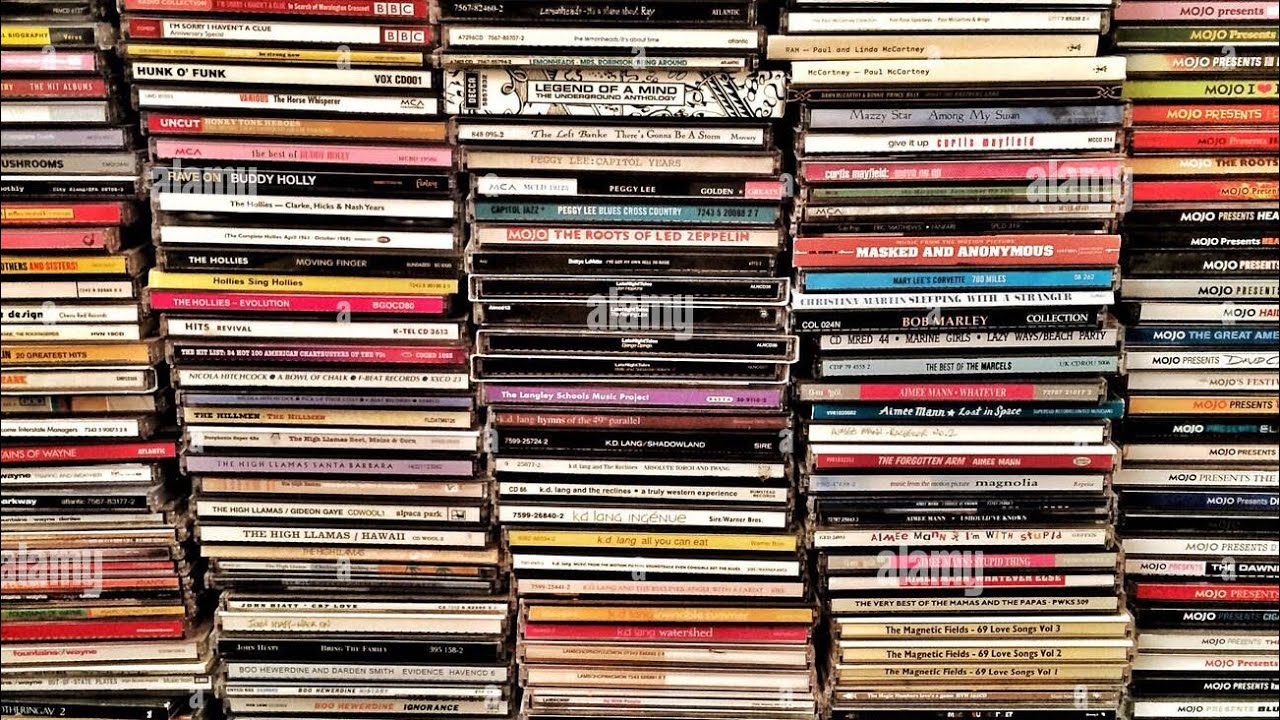 Flip through of a Thrift Stores CDs that I received for Free