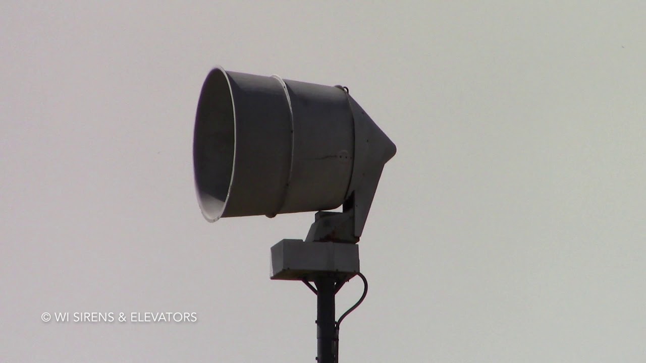 ACA P-50 Siren Test, Somers, WI (Attack) - 8/17/19