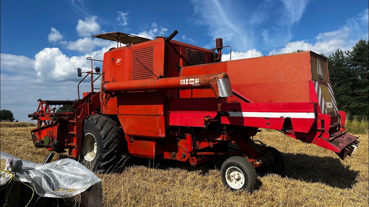 Żniwa 2025 Bizon Z056 Super z hederem 3.6m 