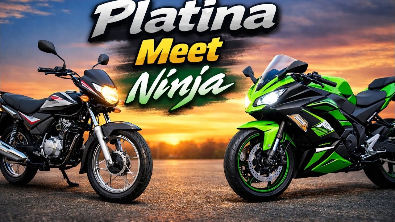 Platina Meet Ninja | Budget vs Superbike Face Off🏍️