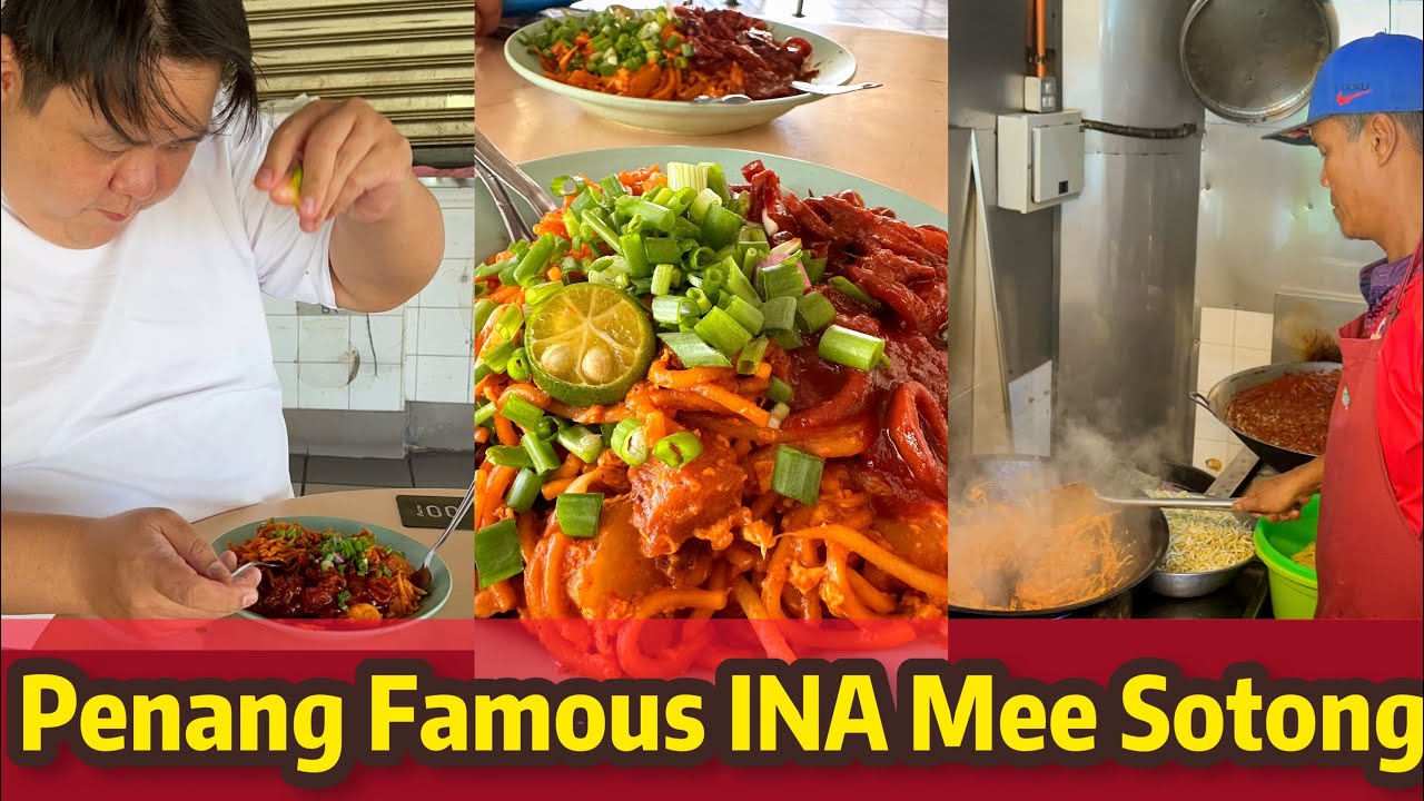 Penang Famous Ina Mee Sotong 槟城鱿鱼炒面