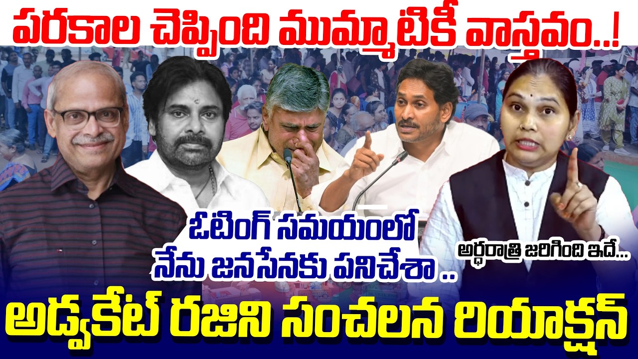 Advocate Rajini Sensational Comments On Parakala Prabhakar Analysis | AP Election Results 2024