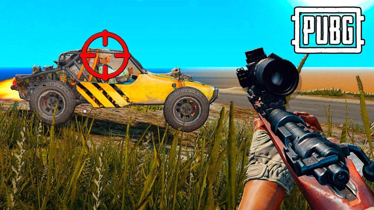 ВЫСТРЕЛ В ВОДИТЕЛЯ НА СКОРОСТИ 100 КМ/Ч в PLAYERUNKNOWNS BATTLEGROUNDS