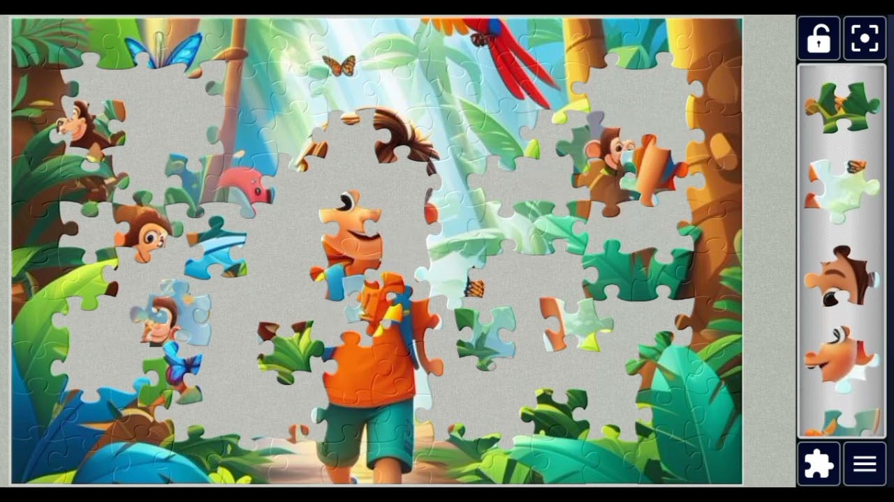 A Boy’s Magical Journey Through the Jungle! 🌴 //🌊//