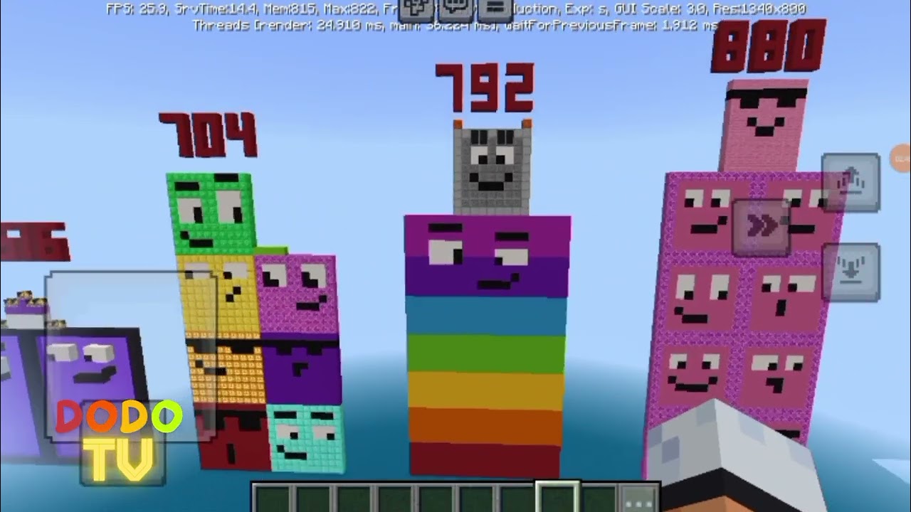 COUNTING BY 88S #MİNECRAFT #NUMBERBLOCKS #COUNTİNG #MATHS #SAYILAR #MİNECRAFTBUİLDİNG #SAYIBLOKLARI
