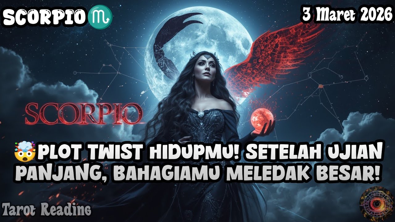 Scorpio♏ 🤯Plot Twist Hidupmu! Setelah Ujian Panjang, Bahagiamu Meledak Besar Hari Ini - Mata Zodiak