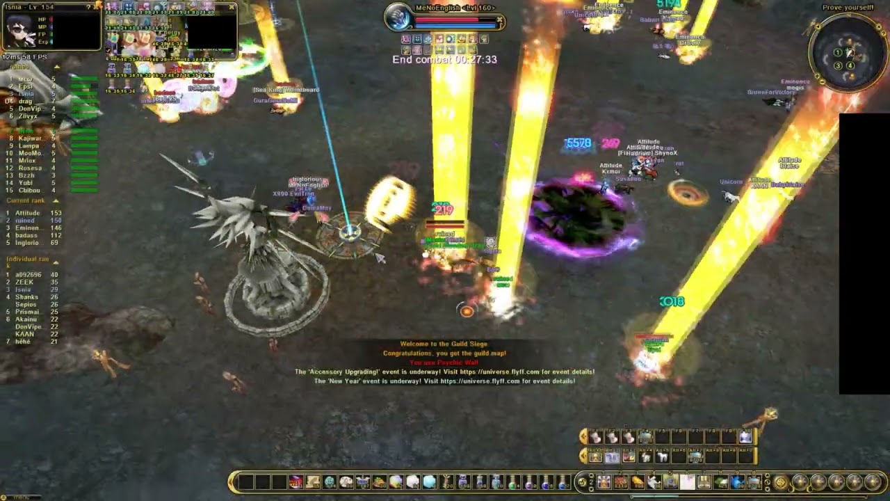 Flyff Universe Siege Totemia Isnia MVP PoV 28/01/2024