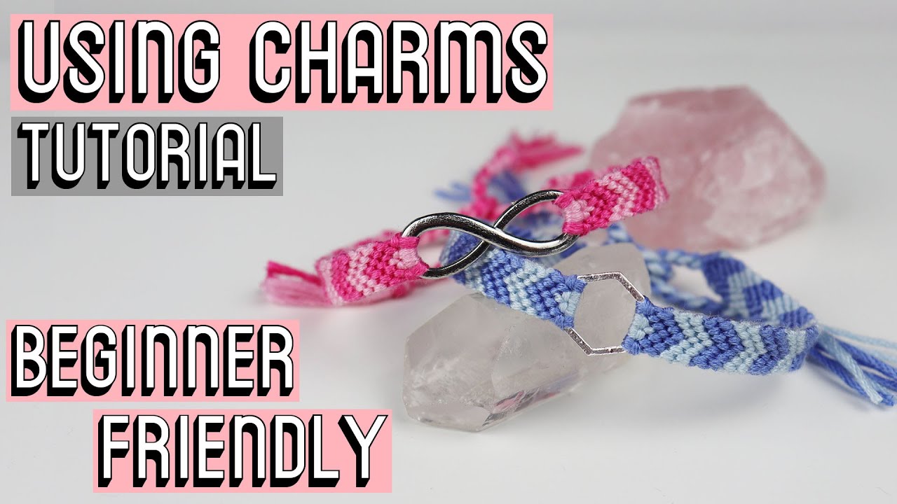 USING CHARMS IN BRACELETS TUTORIAL - WITH BEEBEECRAFT [CC] || Beginner Friendly