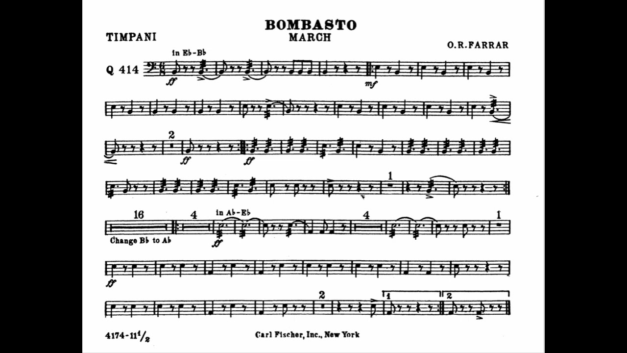 BOMBASTO - TIMPANI
