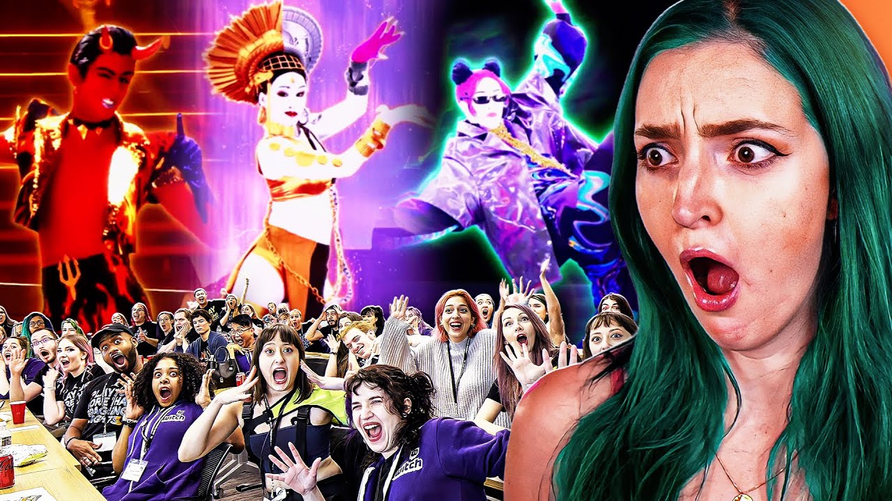 Reacting to NEW JD2023 previews with 40 JUST DANCE CREATORS