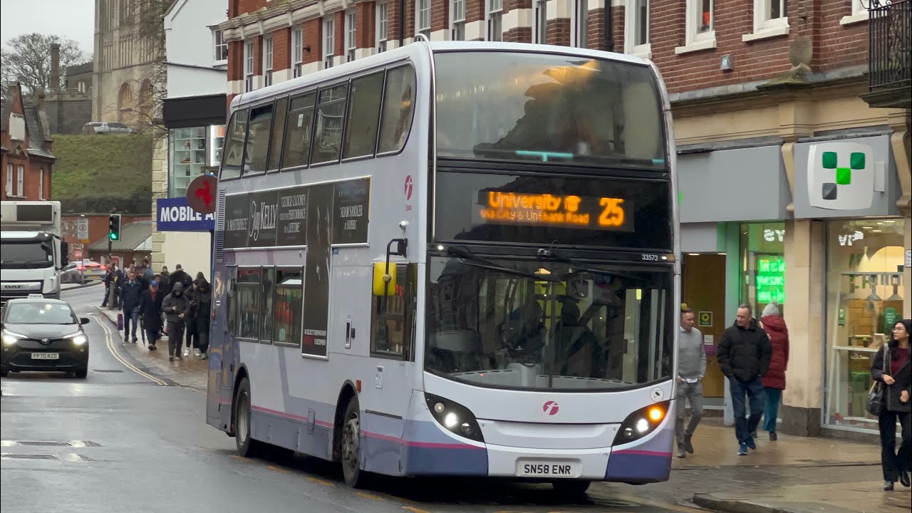 *Recent Transfer* SN58 ENR - First Eastern Counties - ADL Enviro 400 - Route 25 to University