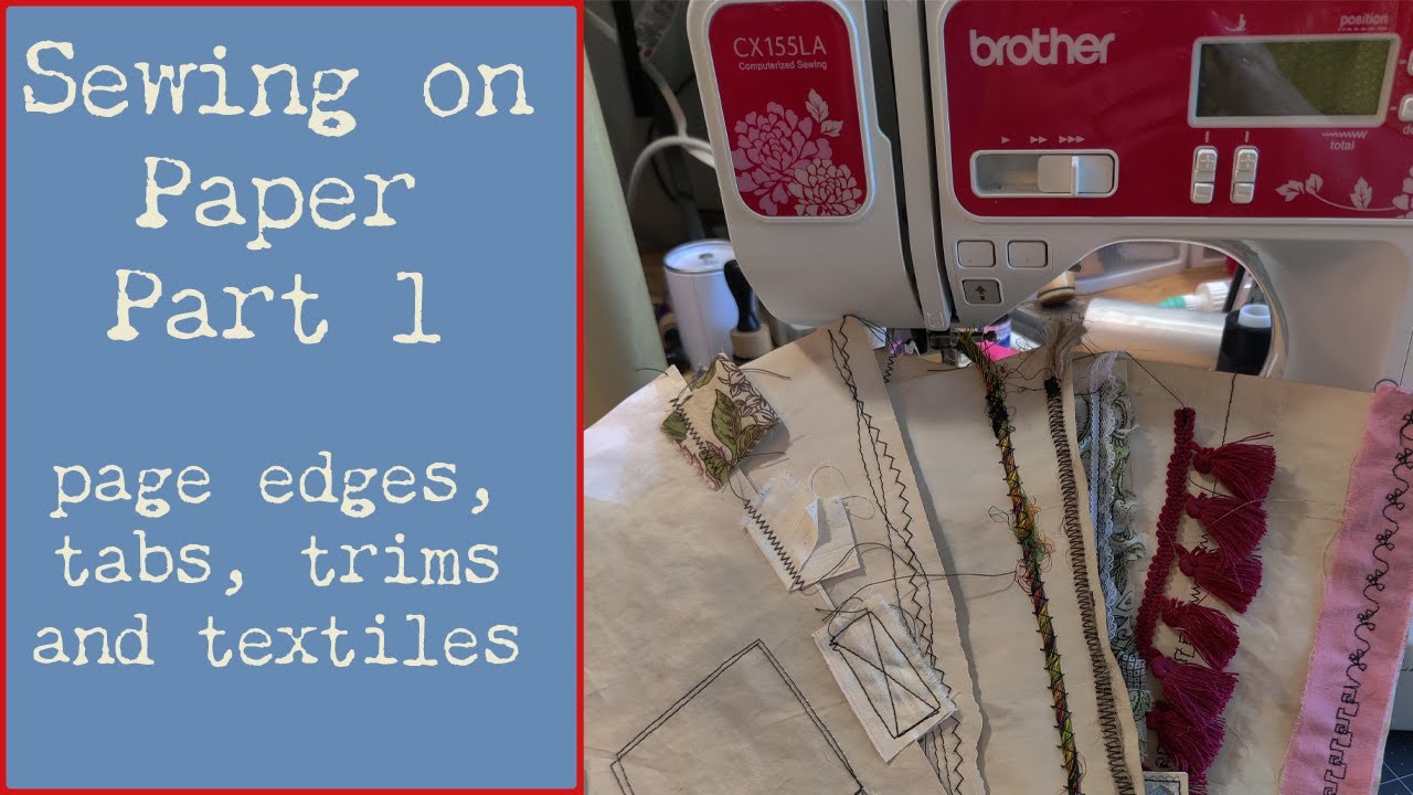 Sewing on Paper, Tips and Tricks Pt. 1