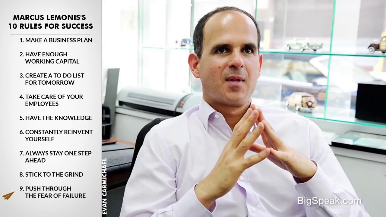 Marcus Lemonis' - Top 10 Rules For Success