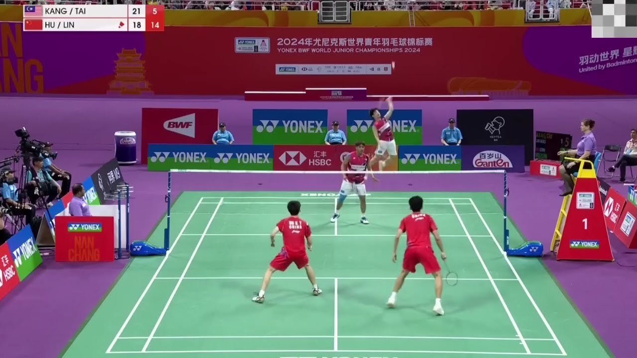 Aaron Tai-Kang Khai Xing  Vs Hu Ke Yuan-Lin Xiang Yi  - Championship 2024 - Kênh Thể Thao