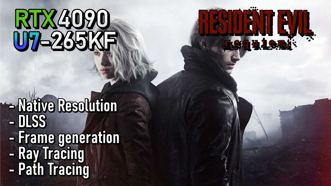 Resident Evil Requiem RTX 4090 - 1440p | 4K