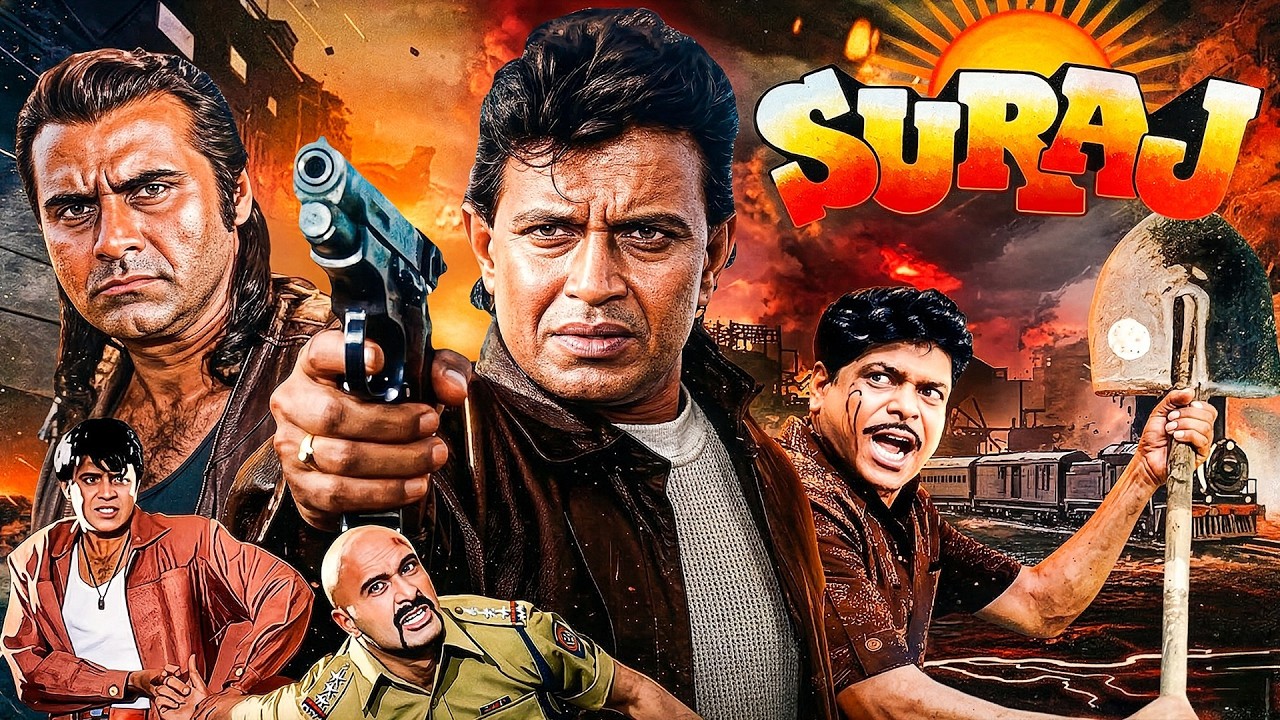 SURAJ (1997) Full Hindi Movie 4K | Mithun Chakraborty, Ayesha Jhulka | 90s Superhit Action Drama