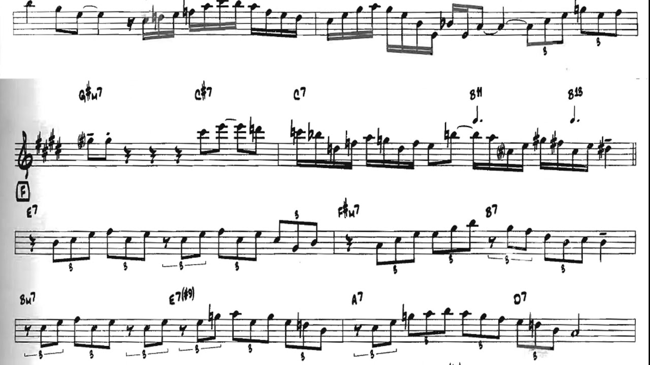 VII. CHURCH SONG  - Bob Mintzer: 14 Blues & Funk Etudes - For Bb