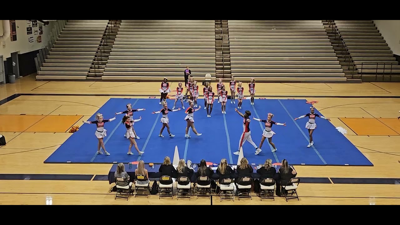 Manchester High School at 6A Regional Cheer Competition 2024 🧡💙