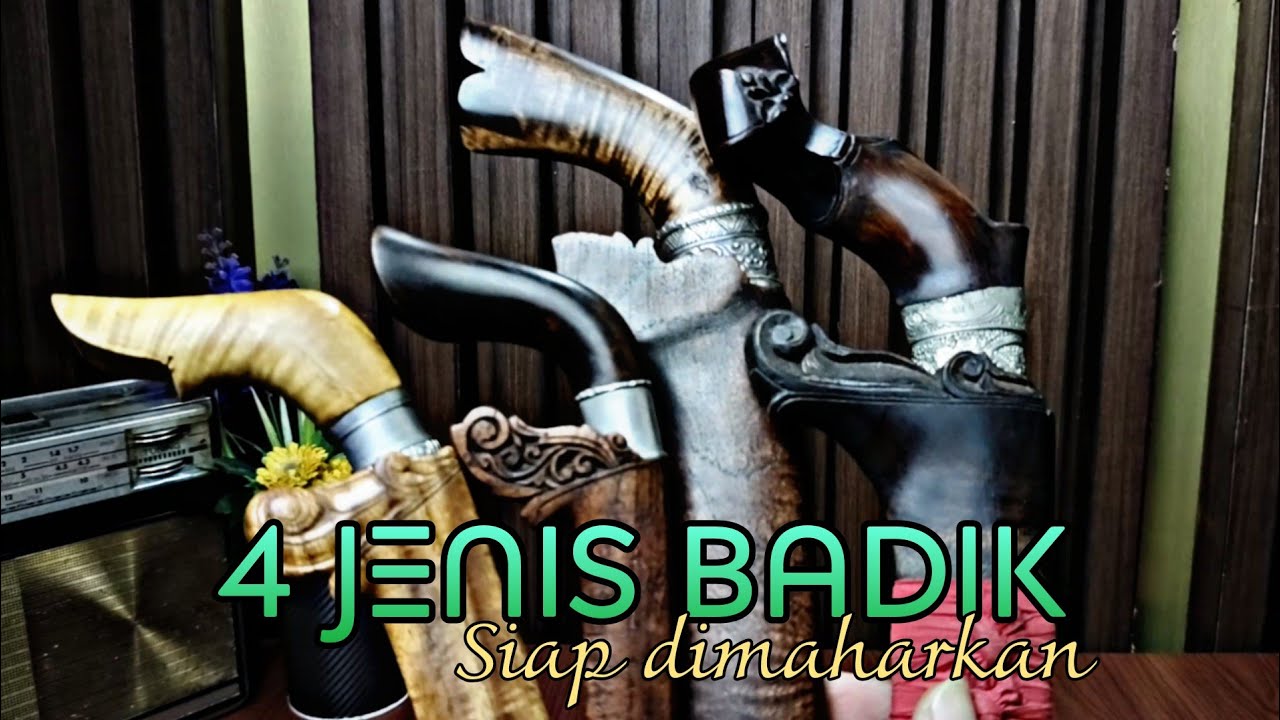 Badik Bugis dan Luwu yang siap dimaharkan - 4 batang