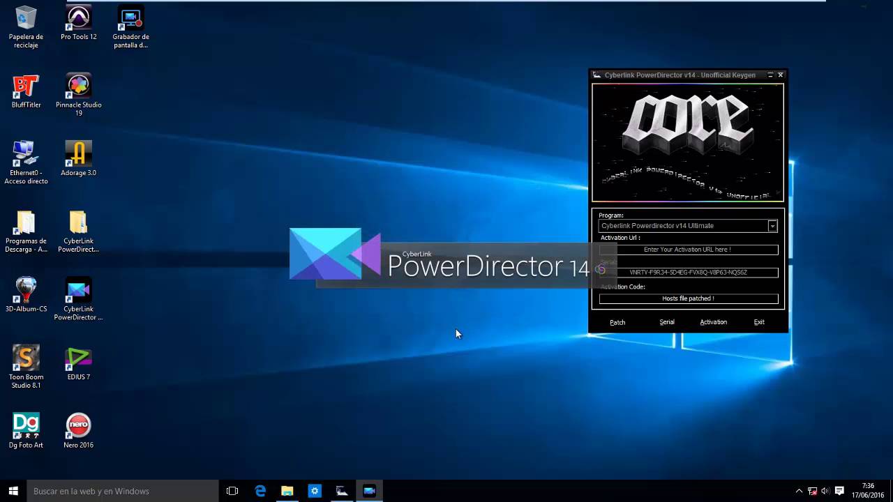 Instalacion Power Director 14