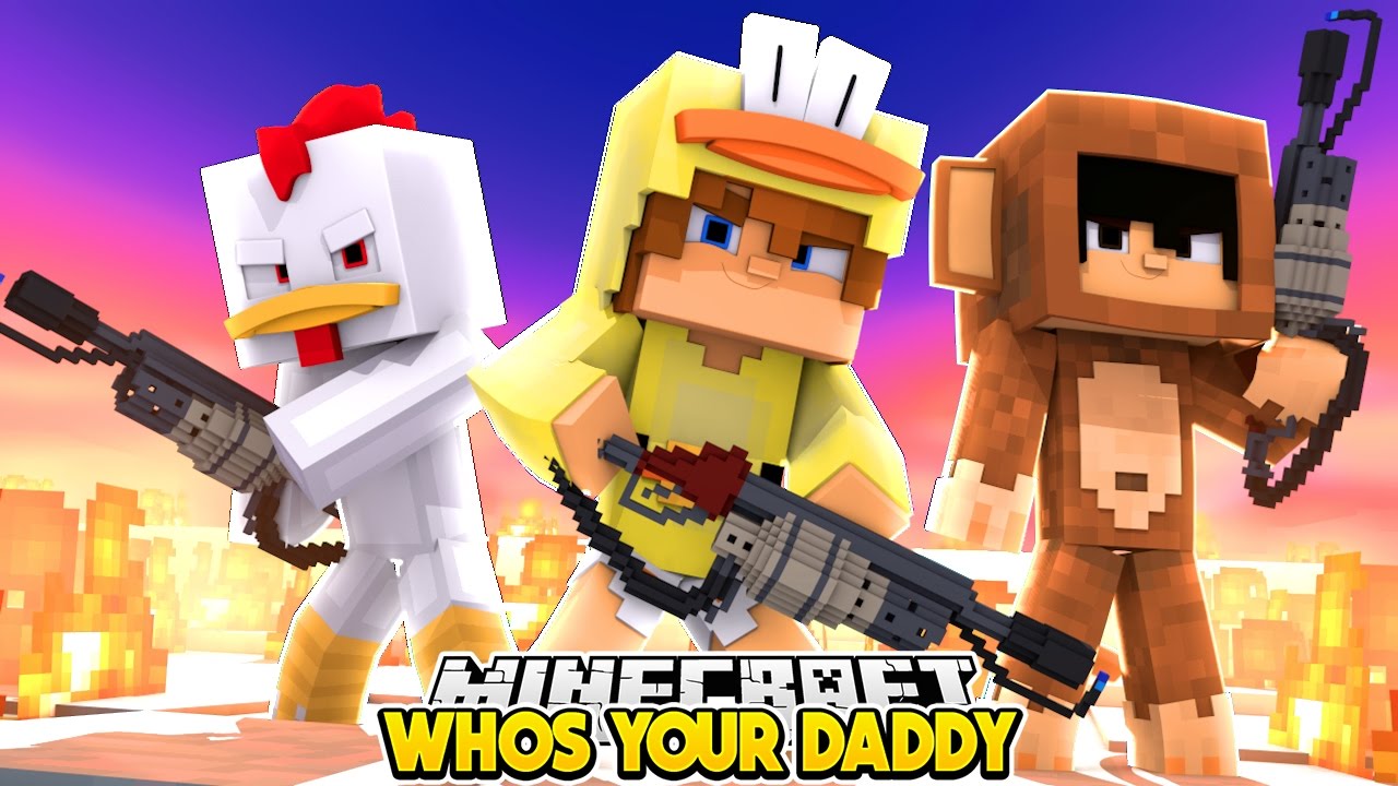 MINECRAFT WHOS YOUR DADDY? - BABY DUCK KILLS THE LITTLE CLUBS NEWEST MEMBERS!!!